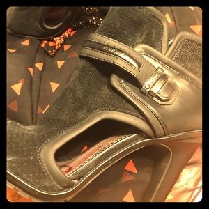 Open toe boots